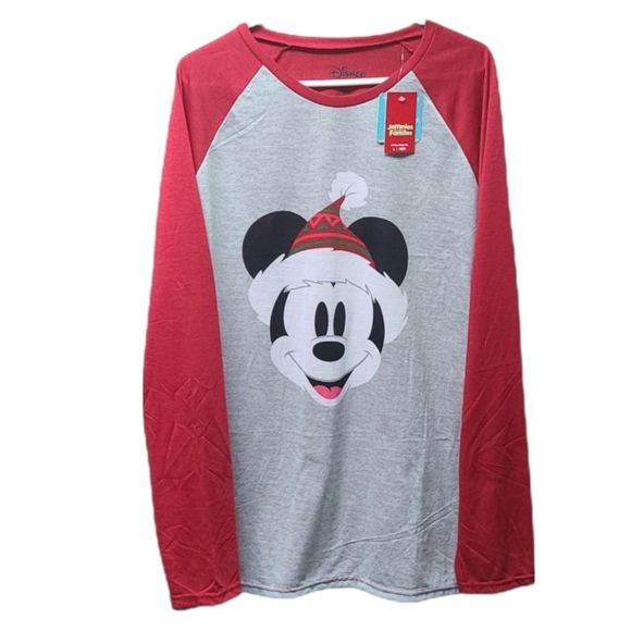 Disney Mickey Mouse Men's Christmas Pajama set large NWT - Picture 4 of 6